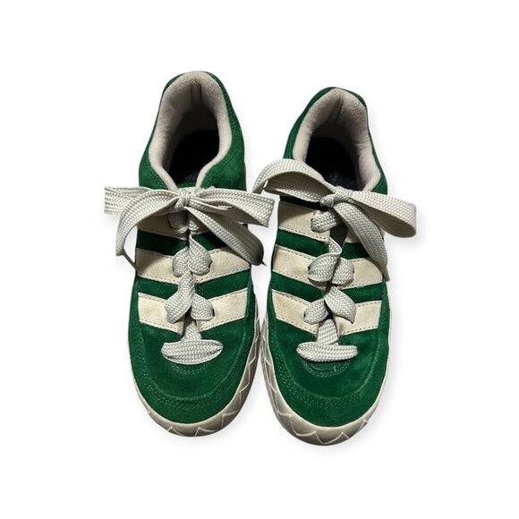 Vintage‎ 1996 Adidas Adimatic Sneakers – Japan Exclusive, Green Suede, Sz 6.5US - Picture 4 of 14